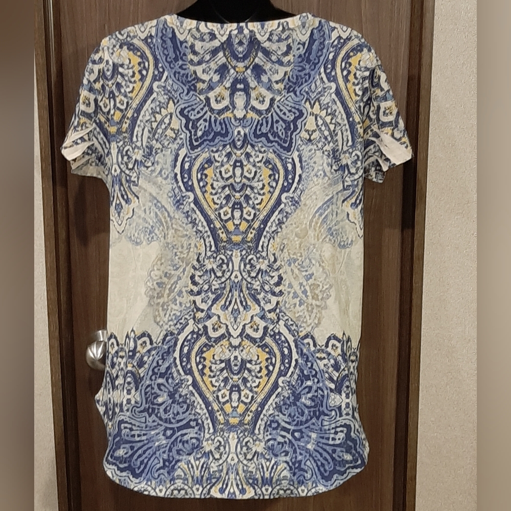 Unity World Wear Women's Large Boho Top Embellish… - image 4